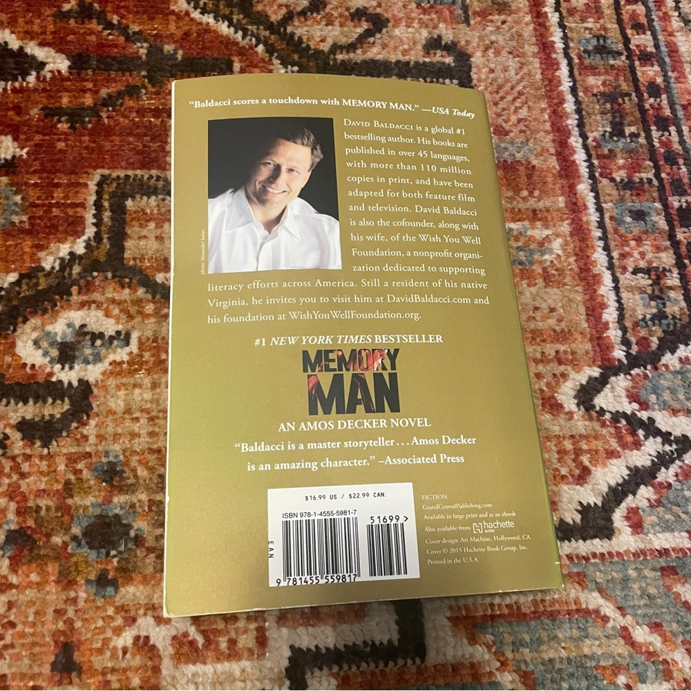 “Memory Man” by David Baldacci - Picture 2 of 4